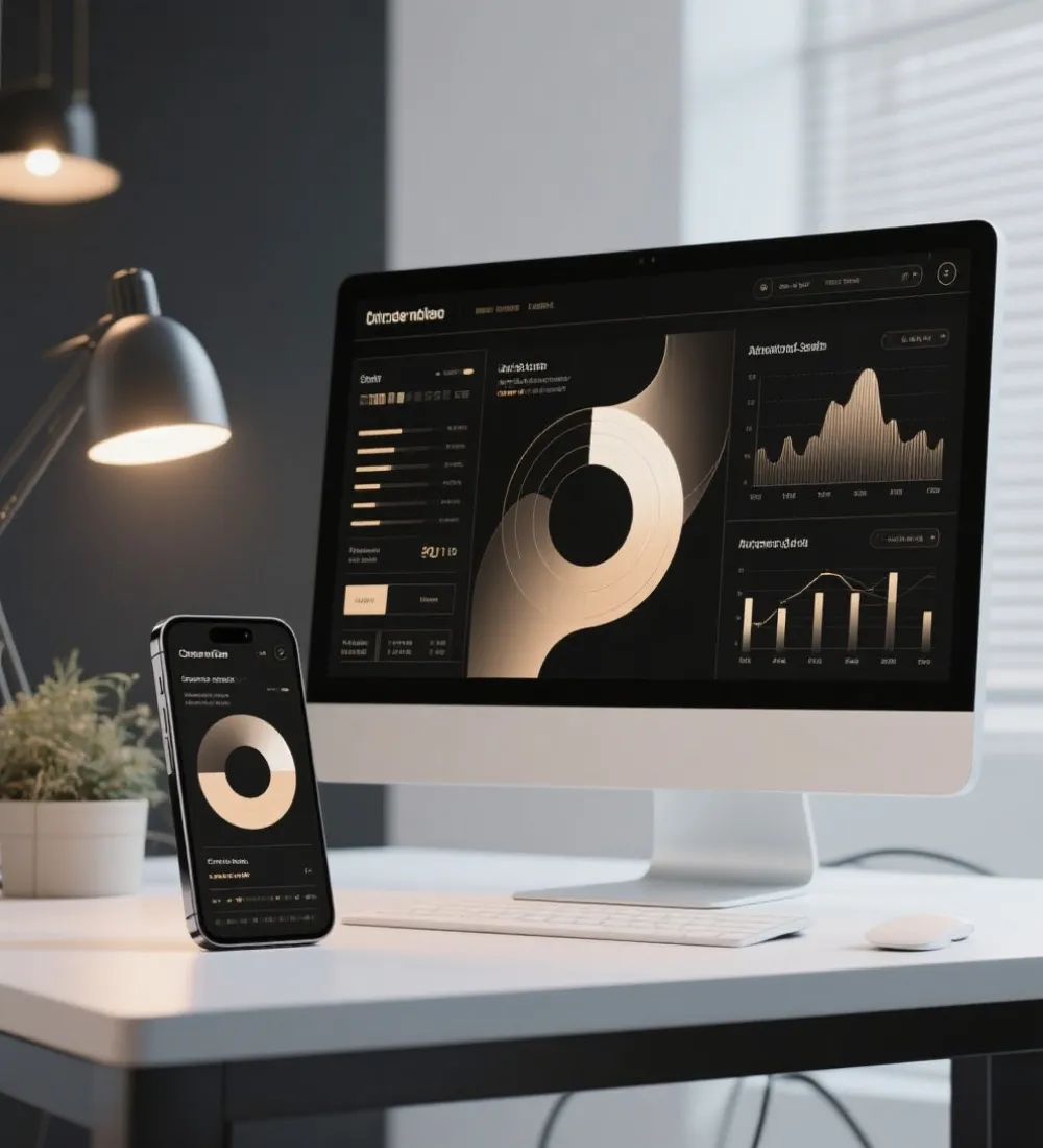 移动端与桌面端体验示意图